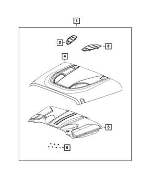 Hood Bezel, Left - Mopar (68185319AB)