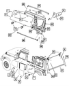 Lift-Gate Glass Gas Cylinder - Mopar (68068261AA)