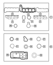 Engine Upper Gasket Package - Mopar (68031383AB)