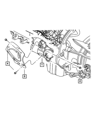 Starter Shield - Mopar (56044735AC)