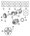 Washer Washer Package, Thrust - Mopar (5012356AD)