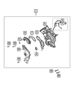 Chain Case Cover Gasket Kit - Mopar (68078604AA)