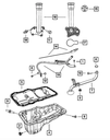 Oil Pan Gasket - Mopar (53021001AB)