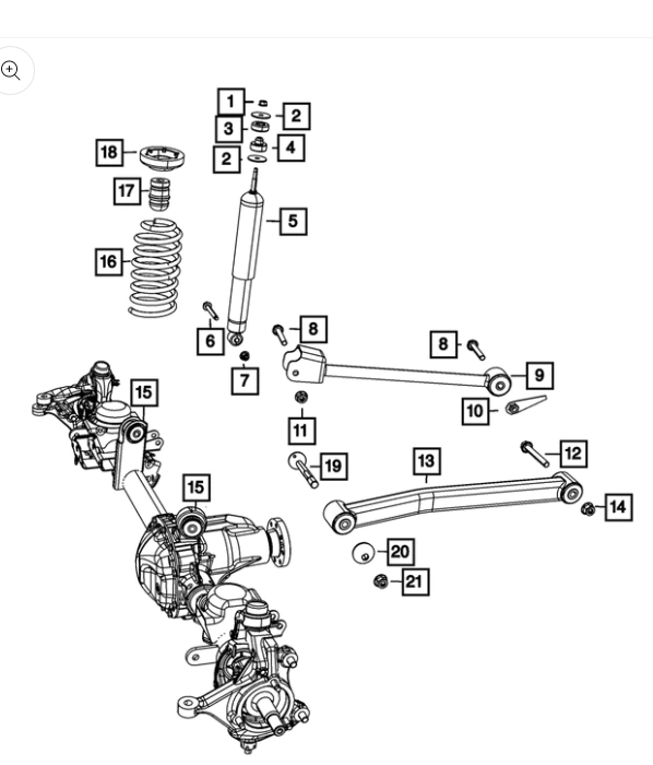 Lower Control Arm - Mopar (52059979AF)