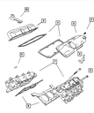 Cylinder Cover Gasket - Mopar (4648987AA)