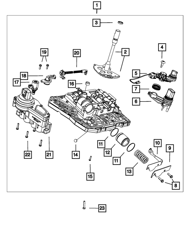 Valve Body Solenoid Package - Mopar (4800171AA)