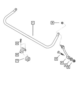 Stabilizer Bar Bushing - Mopar (52088378)