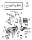 Air Conditioning Evaporator - Mopar (68138270AB)