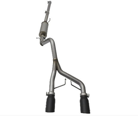 Rebel Series 2-1/2&quot; 409 Stainless Steel Cat-Back Exhaust System