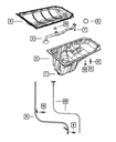 Oil Pan Gasket - Mopar (5037692AA)