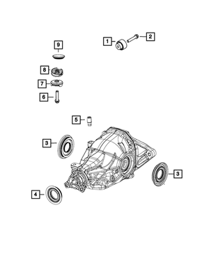 Differential Mount, Front Upper - Mopar (4578085AA)