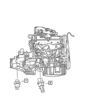 Oil Pressure Sending Unit - Mopar (5149098AA)