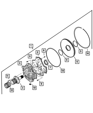 Transmission Oil Pump Seal - Mopar (4617919)