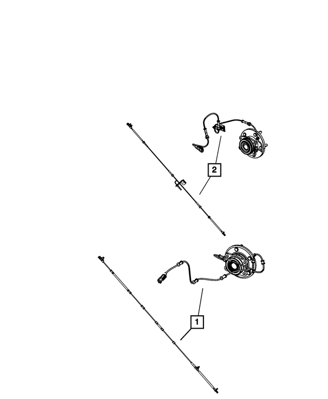 Wheel Speed Sensor - Mopar (56044146AB)