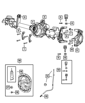 Axle Housing - Mopar (68004069AC)