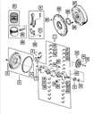 Rear Main Crankshaft Seal - Mopar (5018594AB)