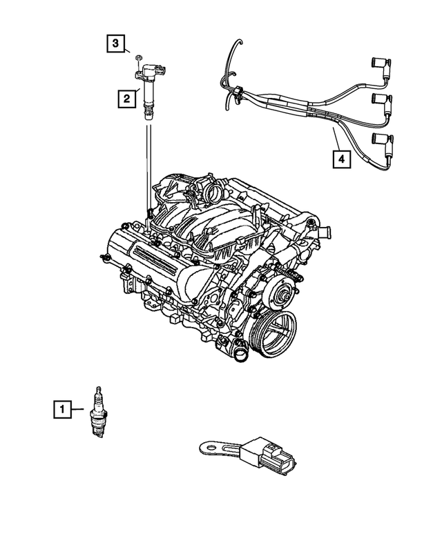 Ignition Cable - Mopar (5149211AE)