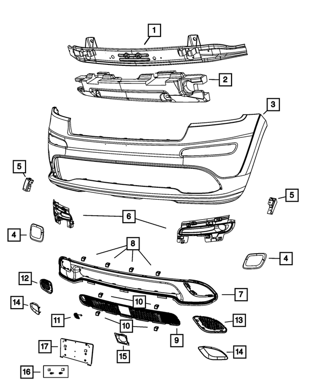 Headlamp Washer Cover, Right - Mopar (68078290AB)