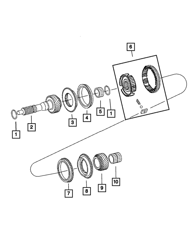 Needle Bearing - Mopar (5096465AA)