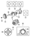 Crankshaft Bearing Package - Mopar (68102976AB)