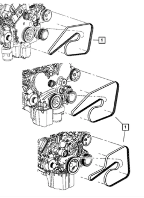 Serpentine Belt - Mopar (5037542AA)