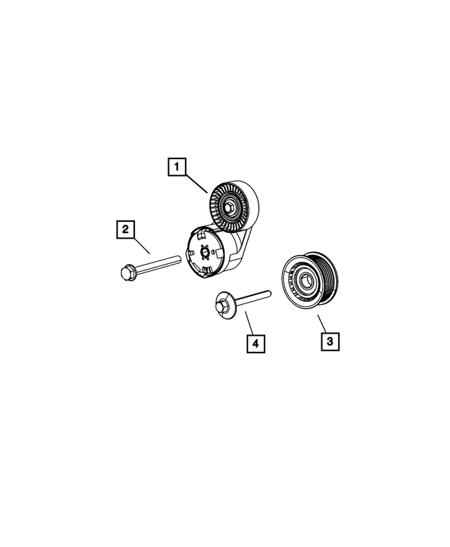 Belt Tensioner - Mopar (5184617AD)