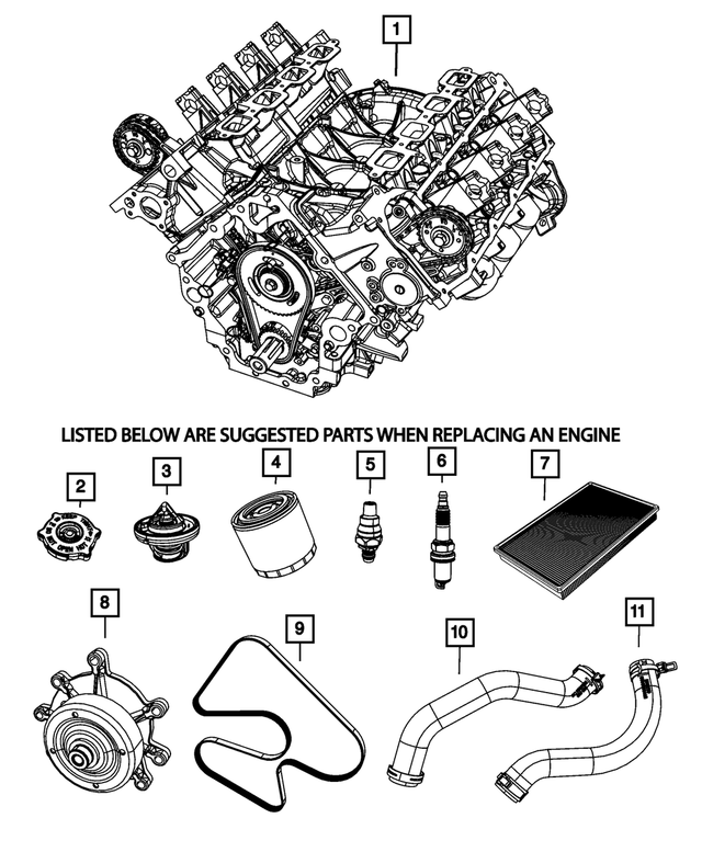 Radiator Cap - Mopar (5278767AB)