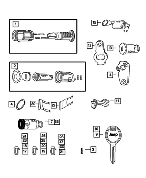 Master Key - Mopar (05018699AD)