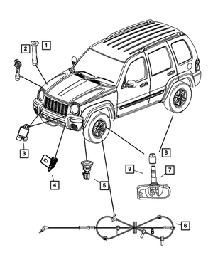 SENSOR ABS KJ