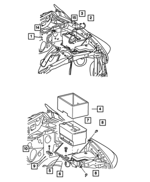 TERMINAL BATTERY (+)