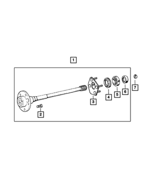 BEARING AXLE SH