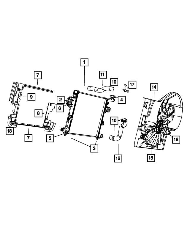 HOSE RADIATOR INLET