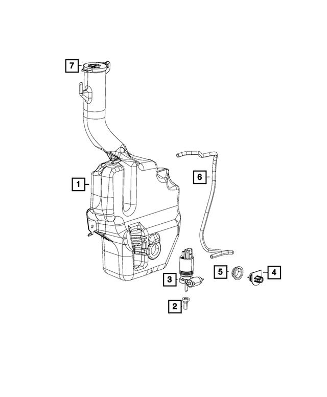 PUMP WINDSHIELD WASHER(WK)