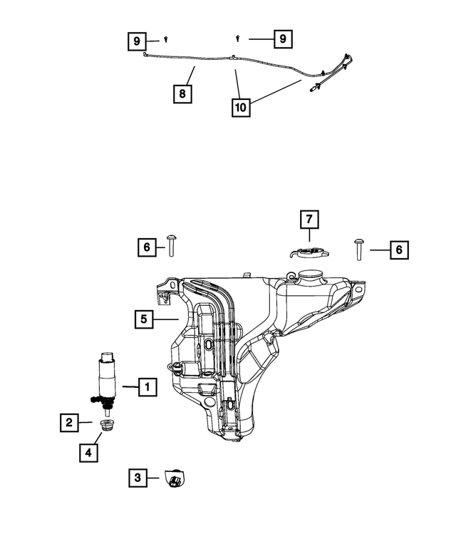 NOZZLE WINDSHIELD W