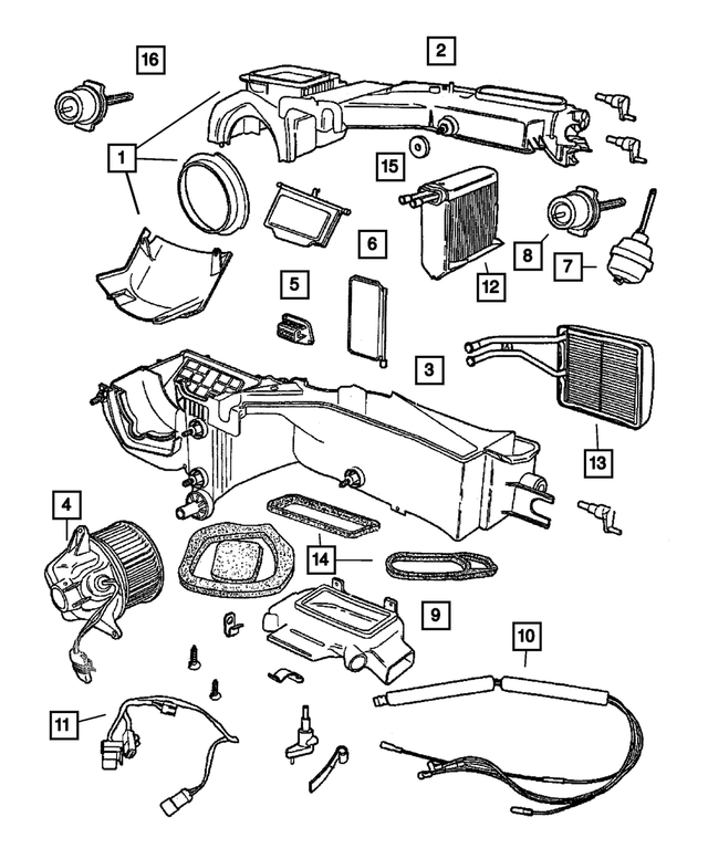 A/C Heater Resistor - Mopar (5139719AA)