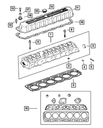 Engine Upper Gasket Package - Mopar (5012365AD)