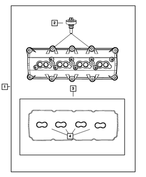 Spark Plug Well Gasket - Mopar (53021569AD)