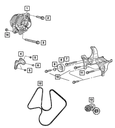 Belt Tensioner - Mopar (53030958AC)