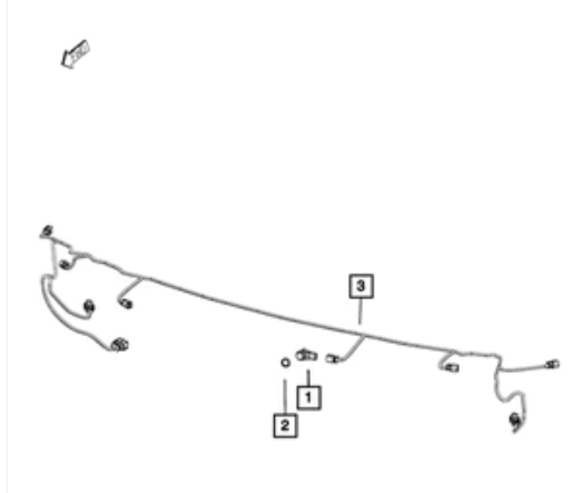 Park Assist Sensor - Mopar (1EW63TZZAA)