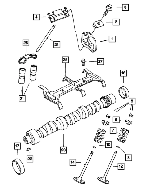 Valve Guide Seal, Intake - Mopar (53009886)