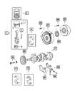 Crankshaft Bearing Package - Mopar (5003962AC)