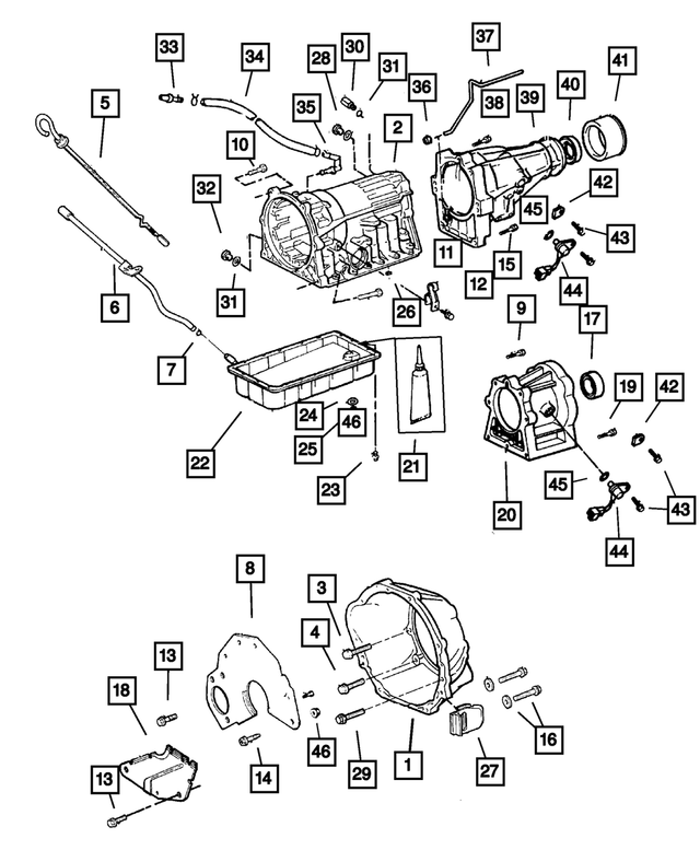 Transmission Oil Cooler Union - Mopar (83503728)