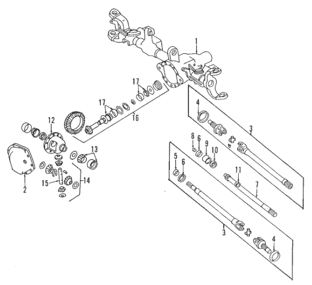 SEAL.AXLE FRONT YJ