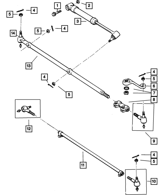 Steering Linkage Damper - Mopar (68053860AA)