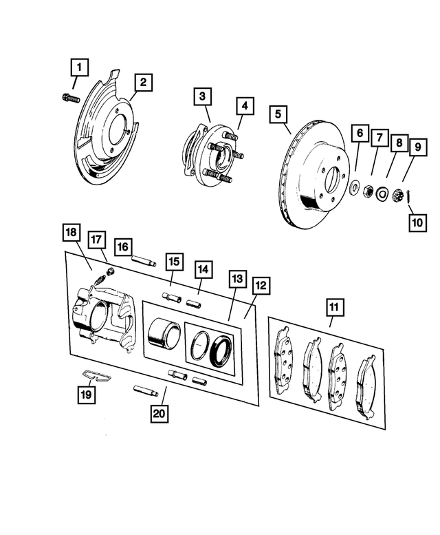 Brake Rotor, Magneti Marelli - Mopar (2AMV6434AB)