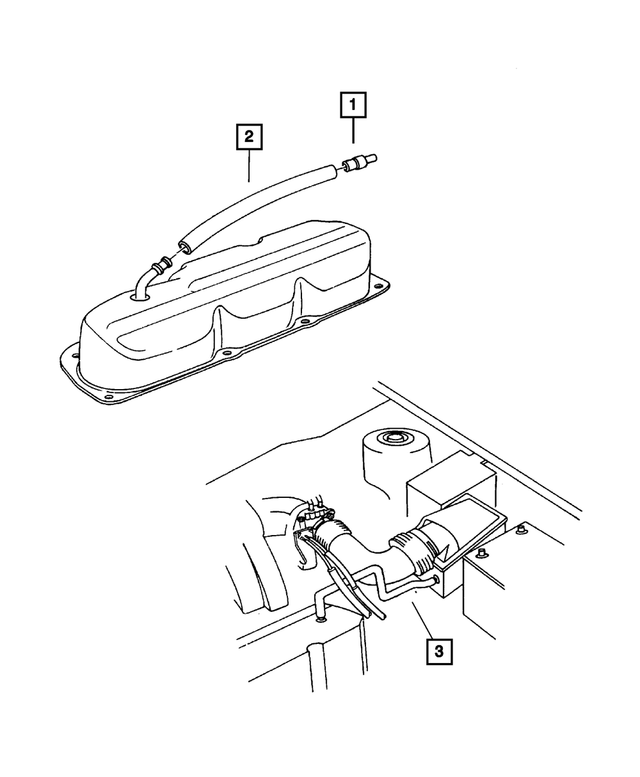 PCV Valve - Mopar (4648973AD)