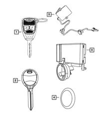 Keyless Entry Receiver - Mopar (68140639AE)