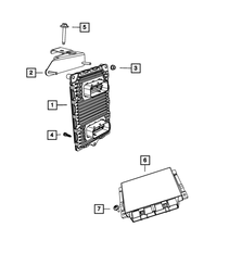 Engine Controller Module, Remanufactured - Mopar (5150608AC)