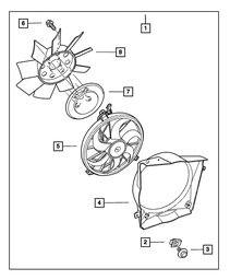 Fan Drive - Mopar (52079718AC)